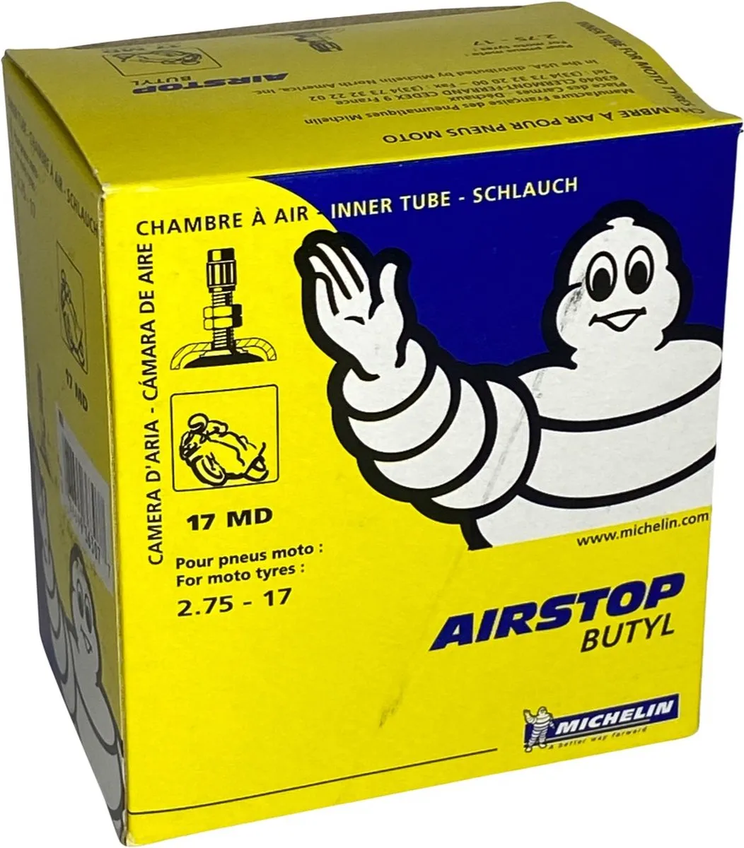 Michelin Binnenband 17-2.75 Recht Ventiel