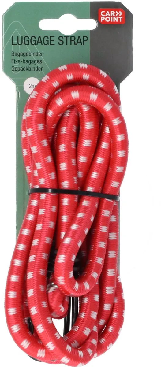 Carpoint Bagagebinder Ø10mm - 200cm Rood