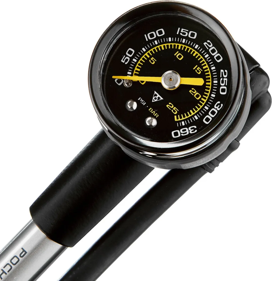 Topeak Pocket Shock DXG Fietsbandpomp - Zwart
