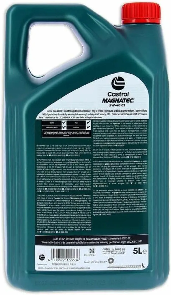 Castrol Magnatec C3 5W-40 5L - afbeelding 6 van 6
