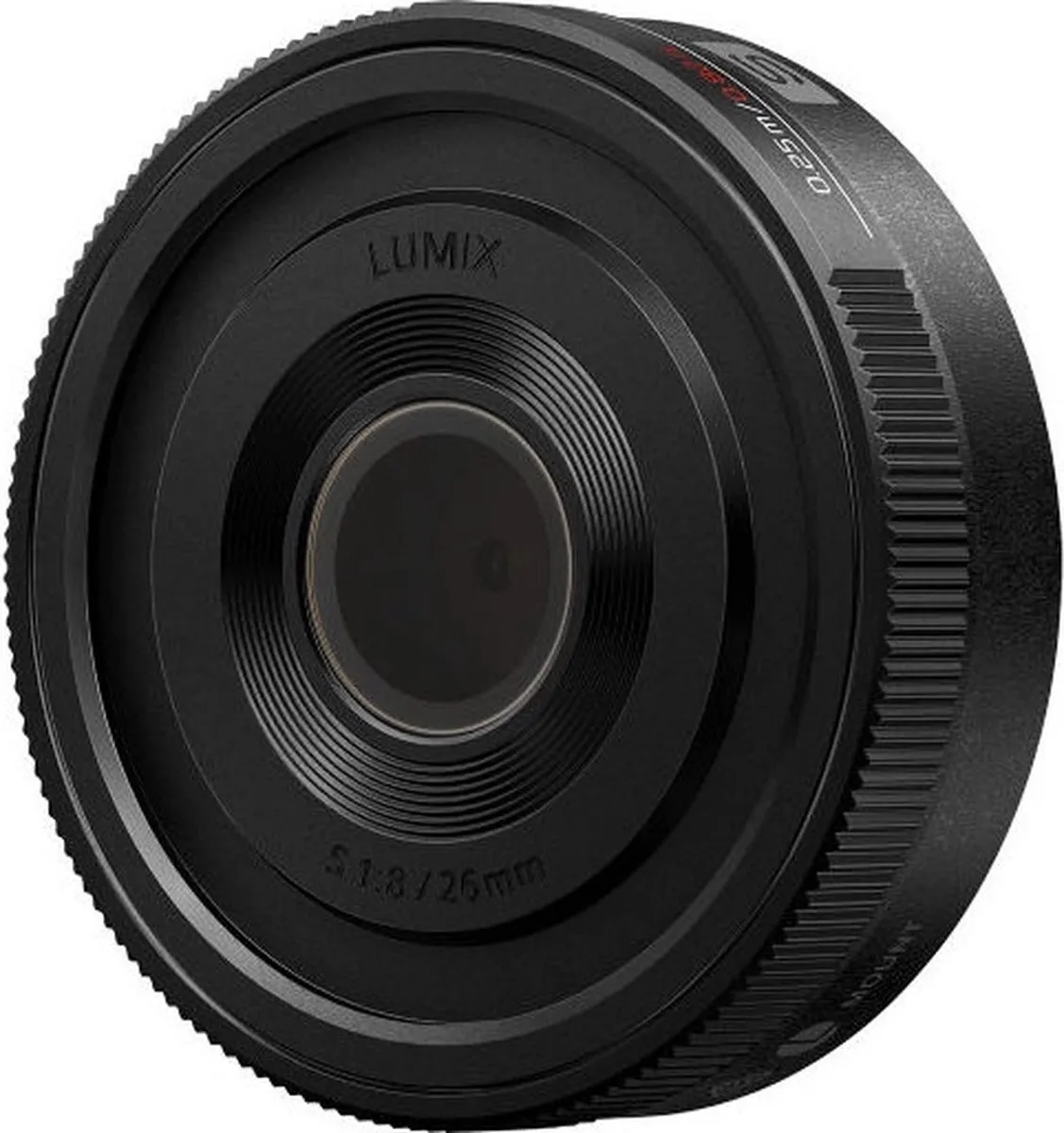 Panasonic LUMIX S 26mm f/8 Pancake - Zwart