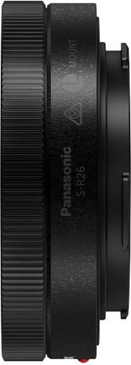 Panasonic LUMIX S 26mm f/8 Pancake - Zwart