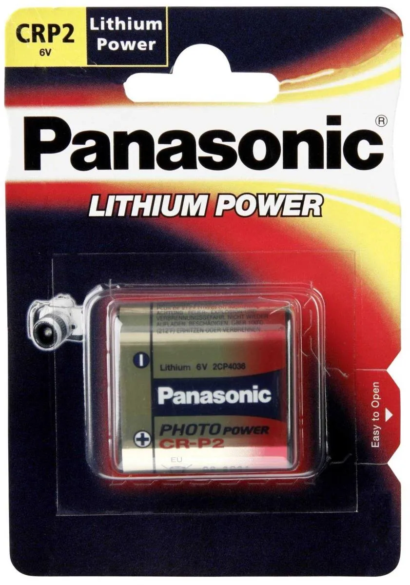 Panasonic CR-P2 Fotobatterij 1400mAh - afbeelding 2 van 6