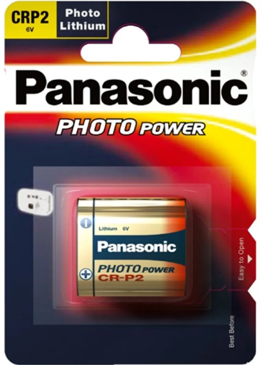 Panasonic CR-P2 Fotobatterij 1400mAh