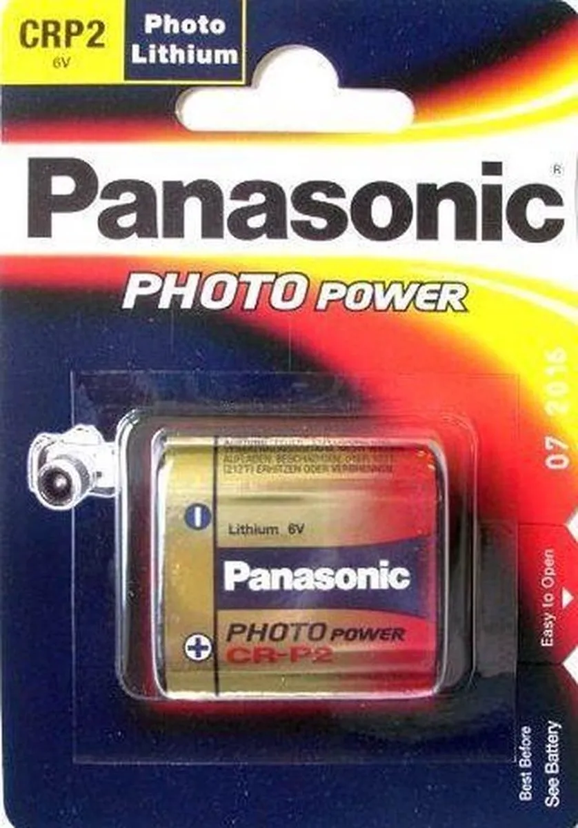 Panasonic CR-P2 Fotobatterij 1400mAh - afbeelding 4 van 6