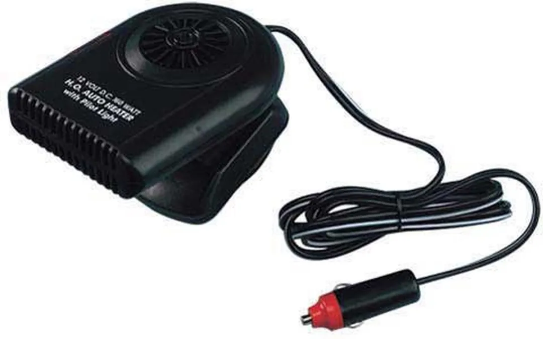Lampa Verwarming/Ontdooier 12V - Zwart