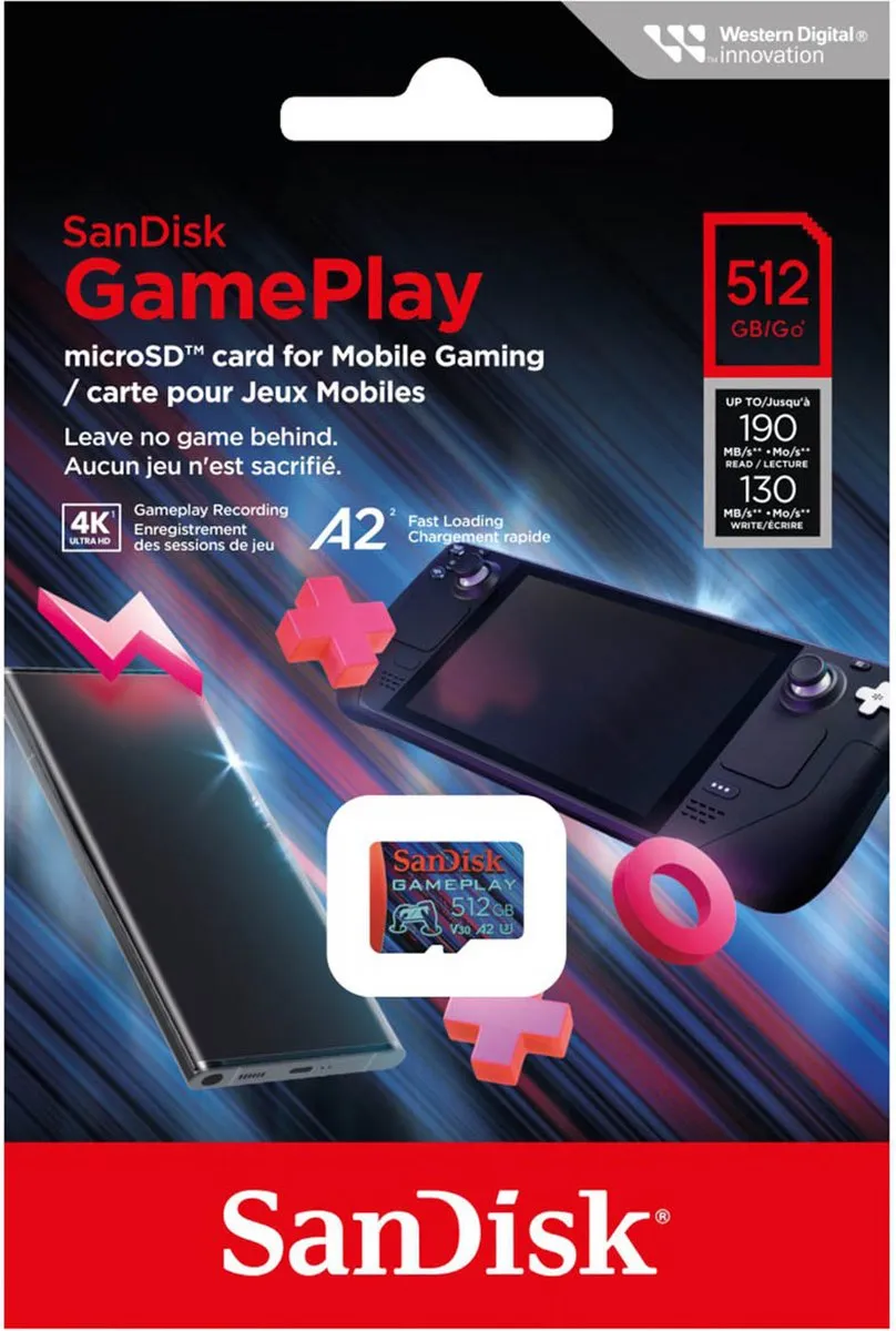SanDisk microSD Gameplay SDSQXAV-512G-GN6XN 512GB