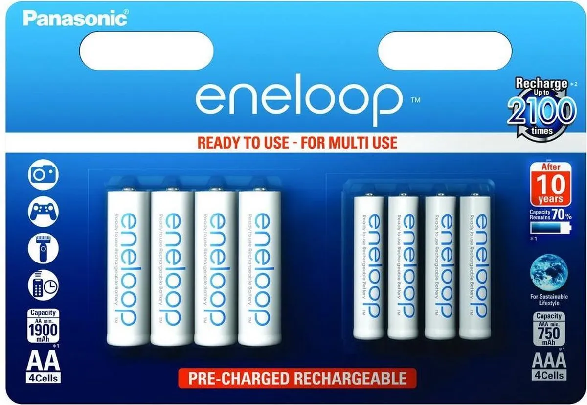 Panasonic Eneloop Combipack AA/AAA