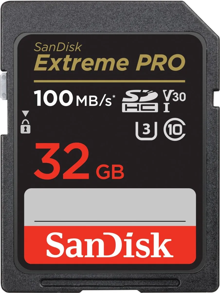 SanDisk Extreme Pro SDSDXXO-032G-GN4IN Geheugenkaart 32GB