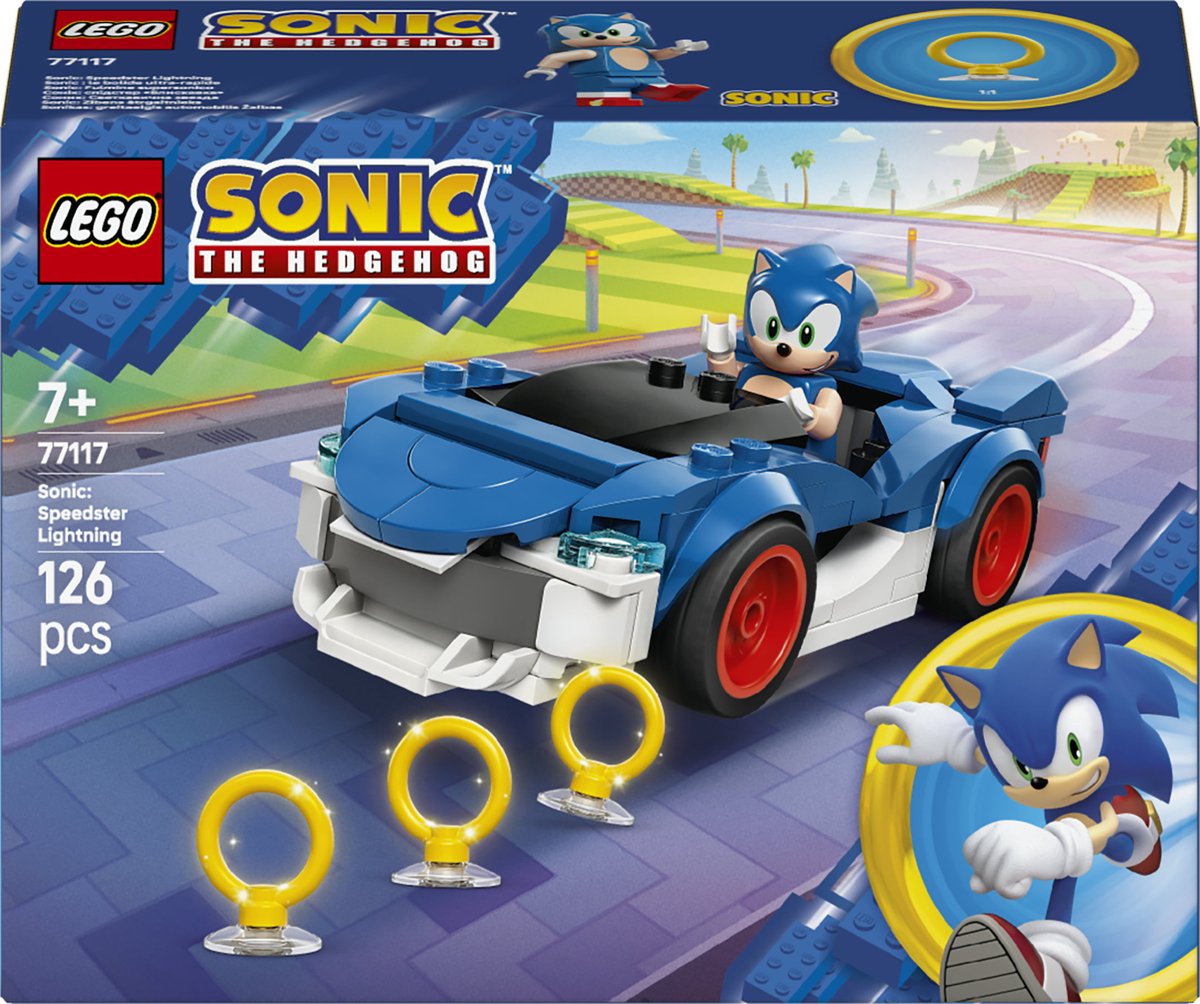 LEGO Sonic speelgoedauto Speedster Light - bouwset voor kinderen.