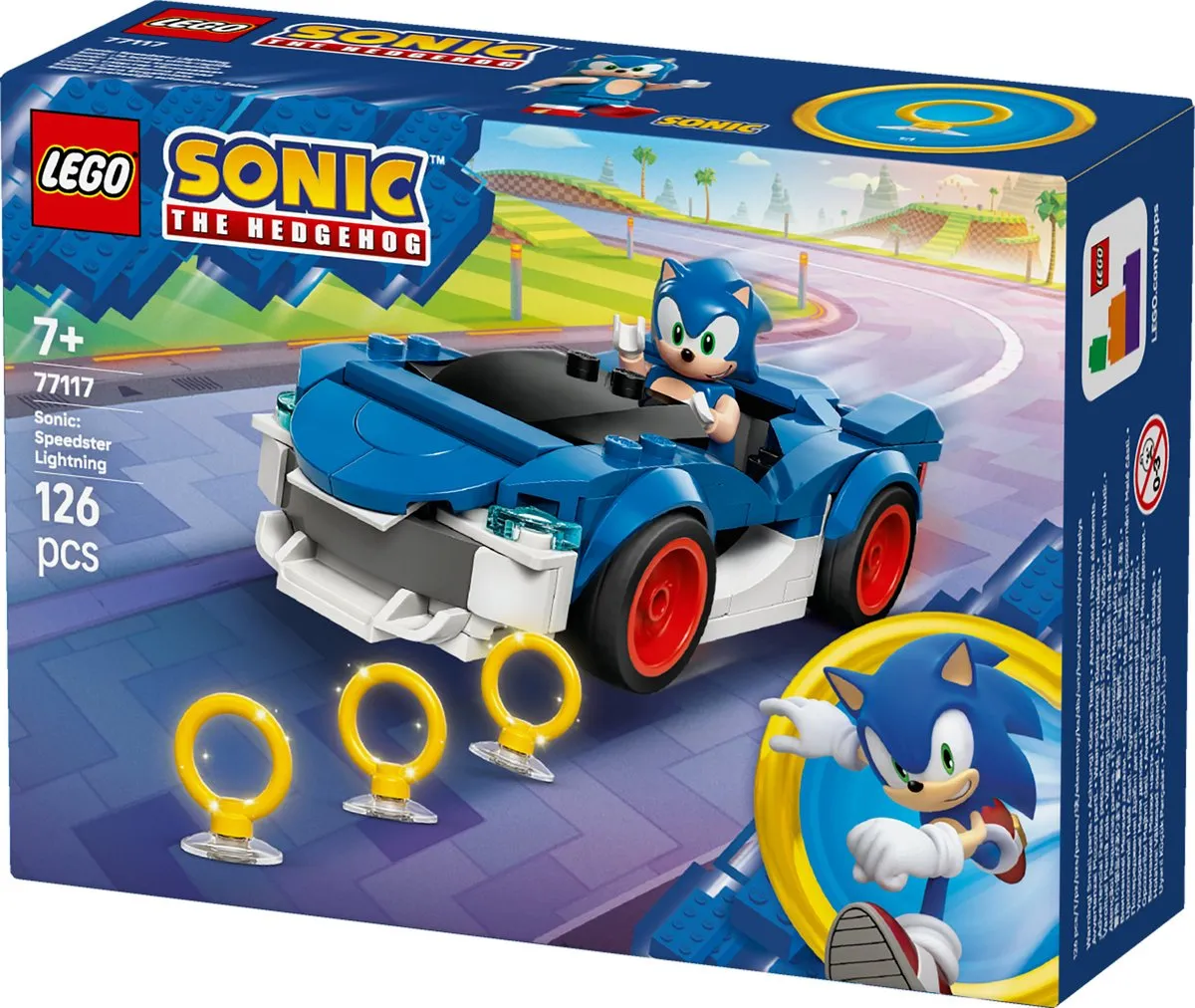 LEGO Sonic Speedster Light Bouwset - 126 Stukken - Multicolor
