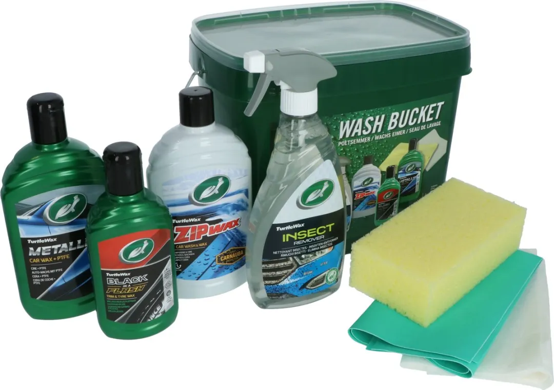 Turtle Wax Car Care Set 7-delig - Metallic Wax/Black in a Flash/Insectenverwijderaar