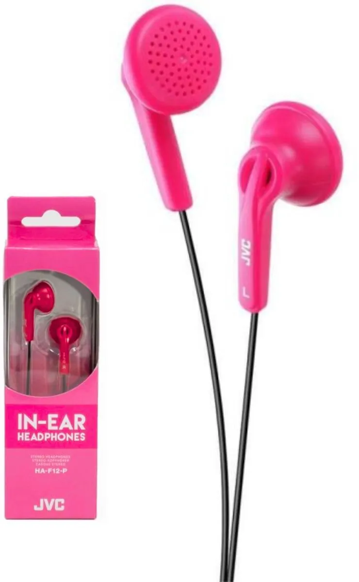 JVC HAF12P In-Ear Koptelefoon