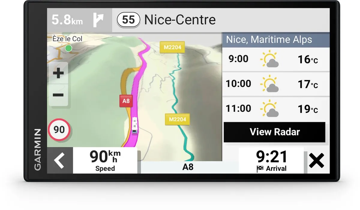 Garmin Camper 795 Navigatiesysteem - 7 inch - Zwart