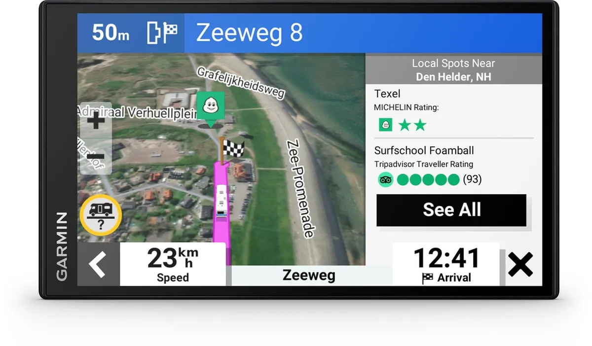 Garmin Camper 795 Navigatiesysteem - 7 inch - Zwart