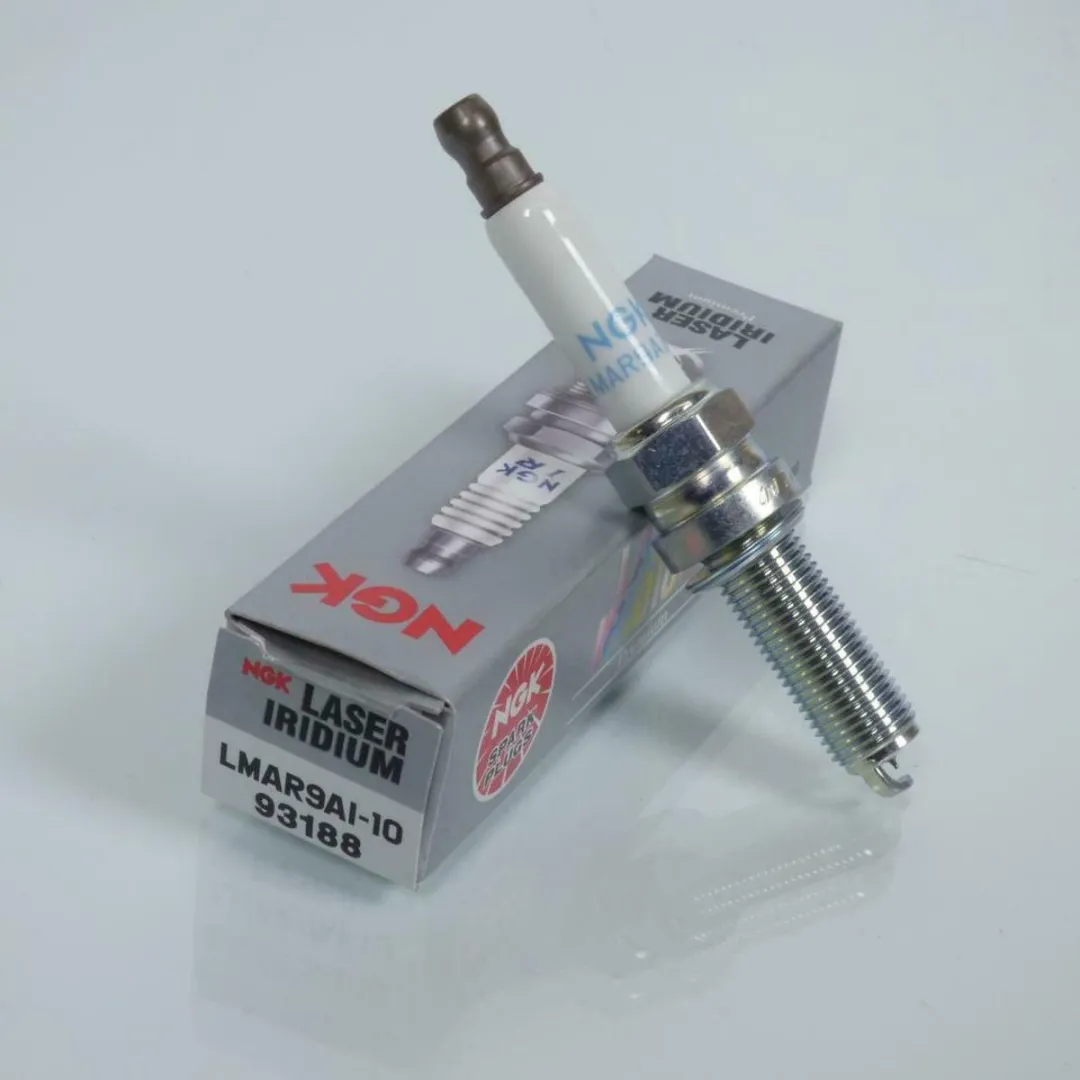 NGK LMAR9AI-10 Laser Iridium Bougie - Wit/Grijs