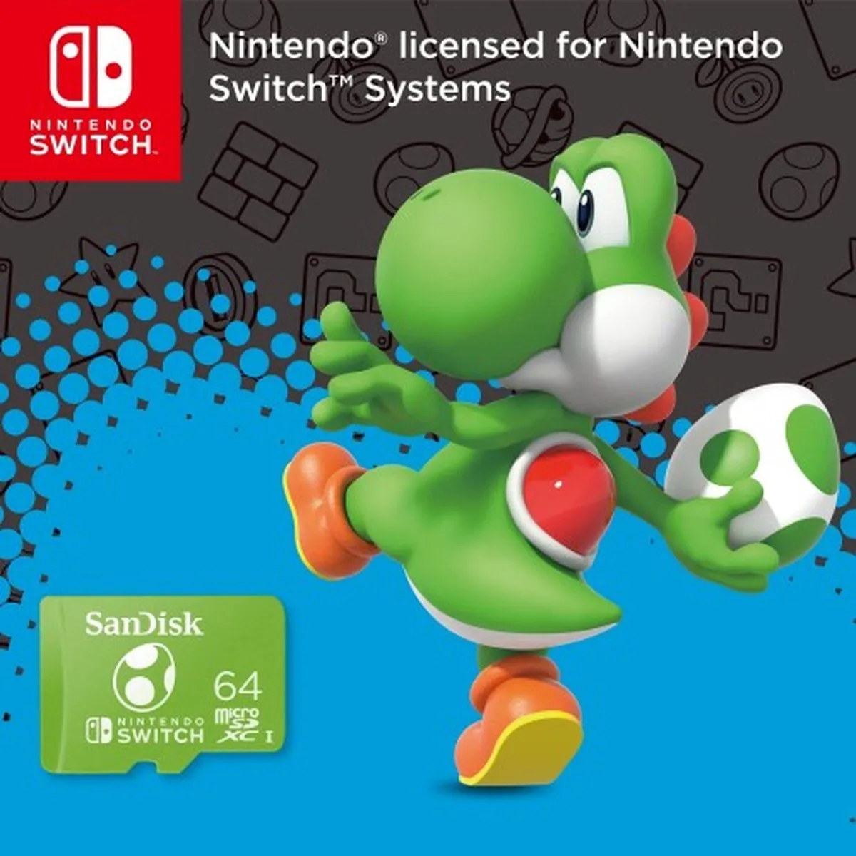 SanDisk Nintendo Switch MicroSDXC 64GB SDSQXAO-064G-GN6ZN