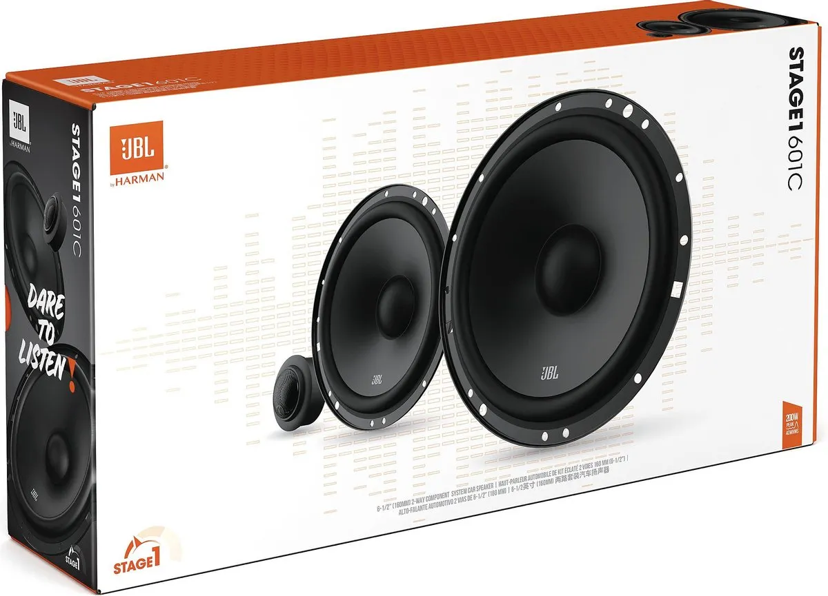 JBL Stage1 601C 2-Weg Inbouwluidspreker 175W - Zwart - afbeelding 6 van 6