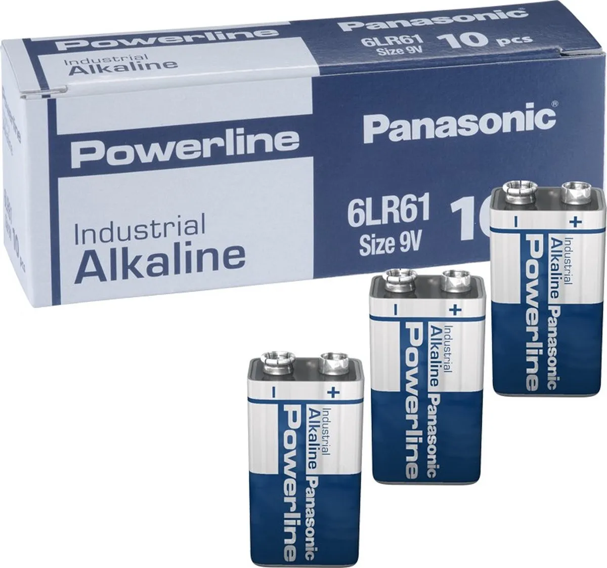 Panasonic Powerline 9V Alkaline Batterij