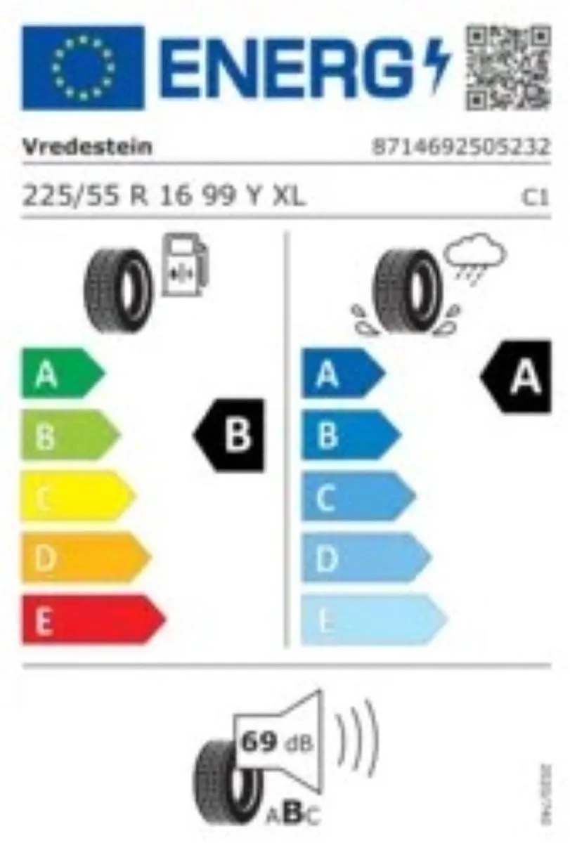 Vredestein Ultrac 225/55 R16 99Y XL Zomerband