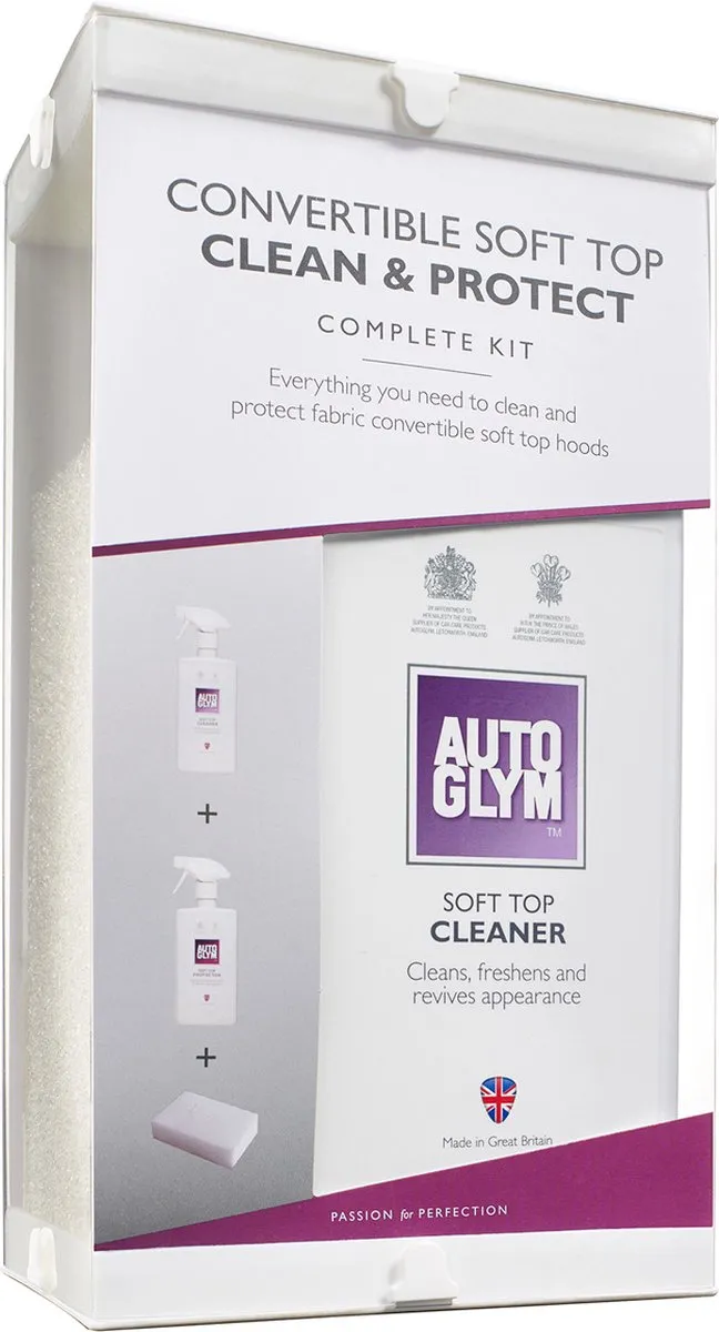 Autoglym Convertible Soft Top Clean & Protect Kit 0.47L