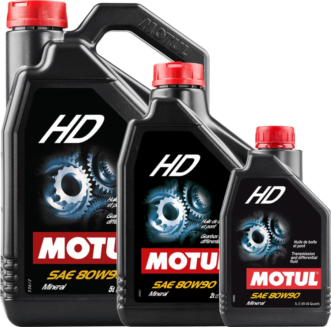 MOTUL HD 80W90 - minerale transmissieolie voor motoren en quads - 1 liter
