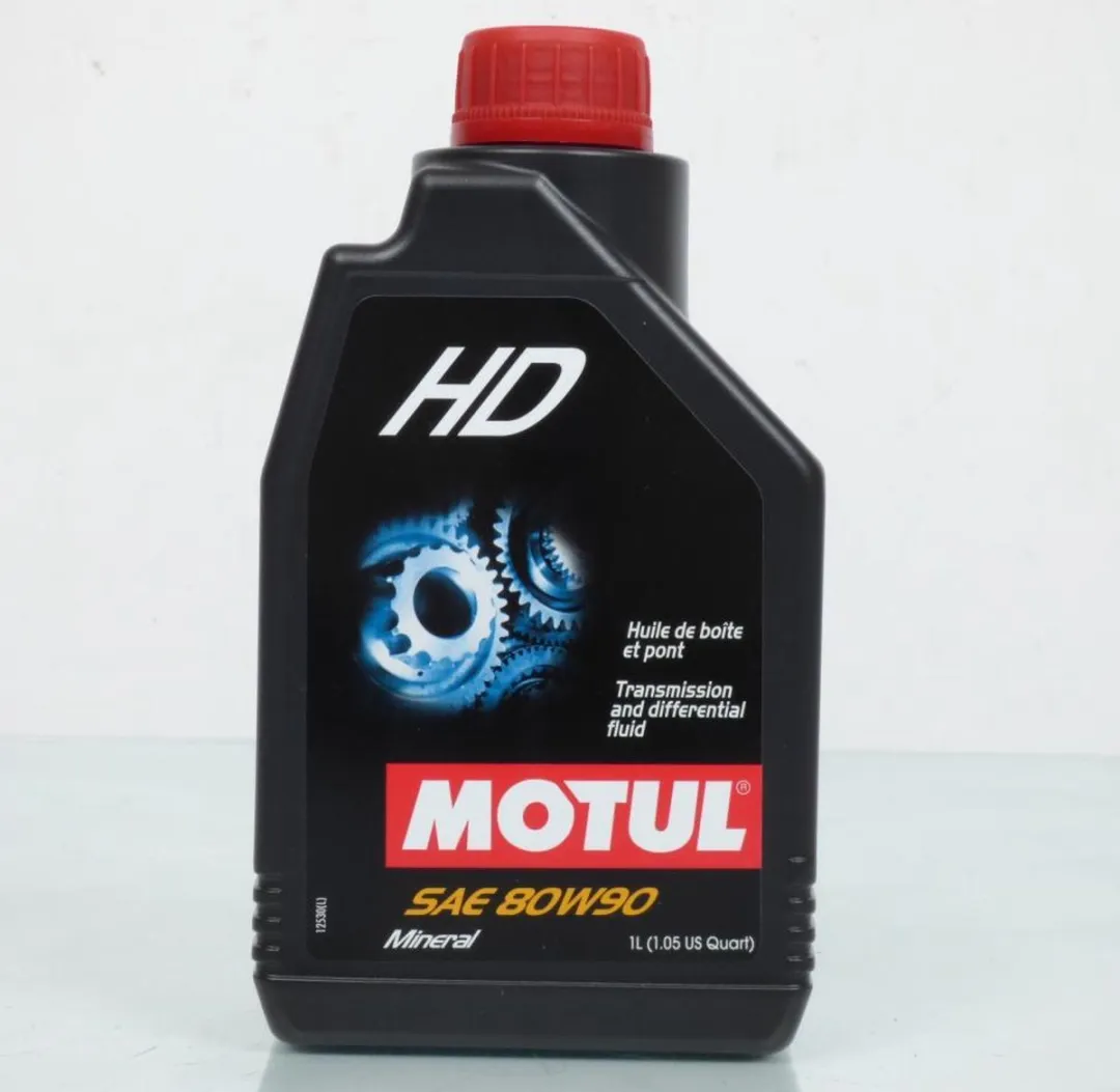 MOTUL HD 80W90 - minerale transmissieolie voor motoren en quads - 1 liter