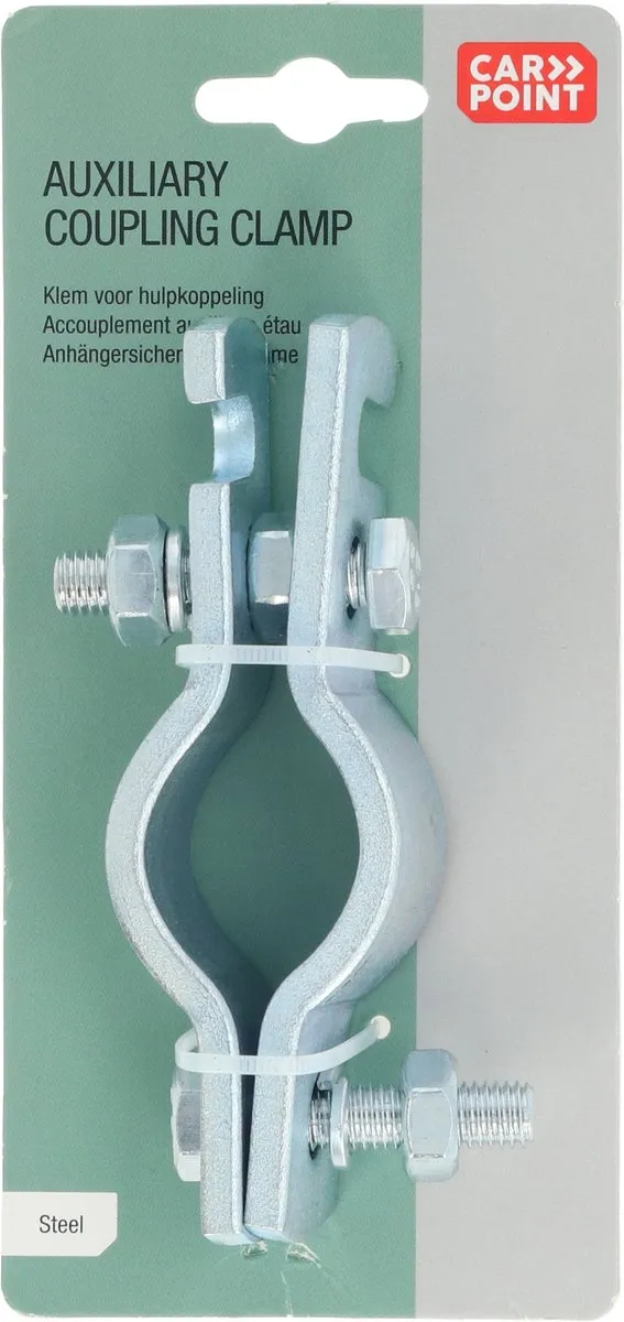 Carpoint Hulpkoppeling Staal - Zilver