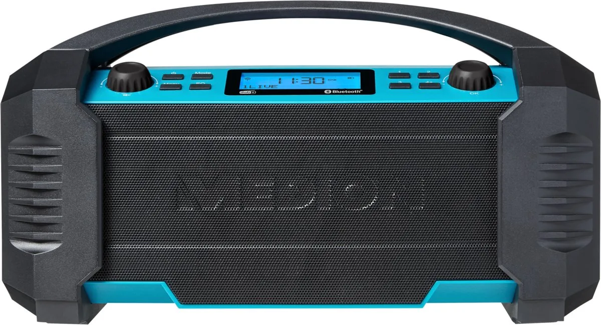 Medion MD43320 DAB+ Bouwplaatsradio - 15W - Blauw