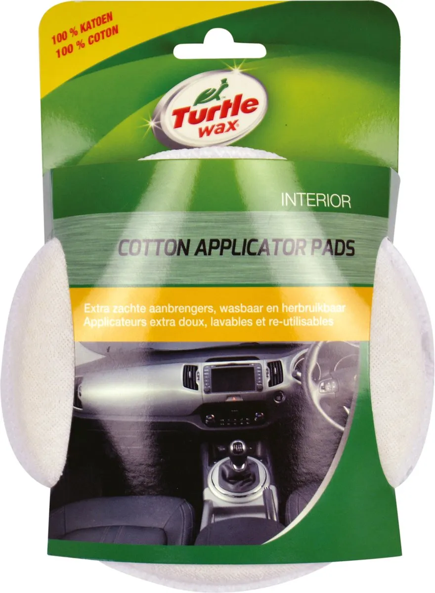 Turtle Wax X711td Poetspads Katoen 13cm - 2 Stuks