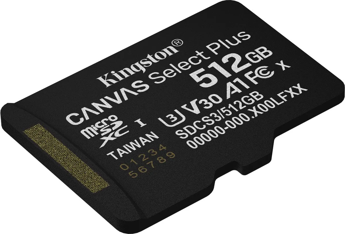 Kingston Canvas Select Plus SDCS3/512GBSP microSDXC 512GB - A1