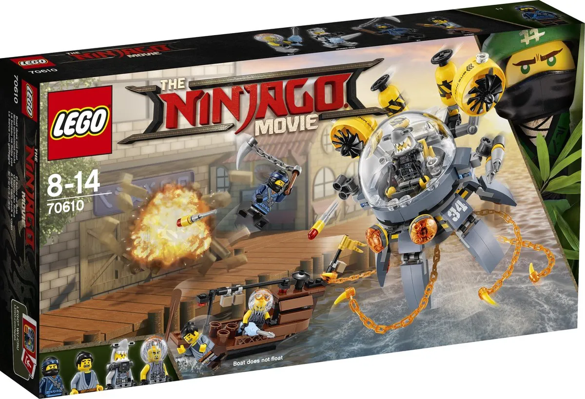 LEGO Ninjago Movie Vliegende Kwal Duikboot 70610