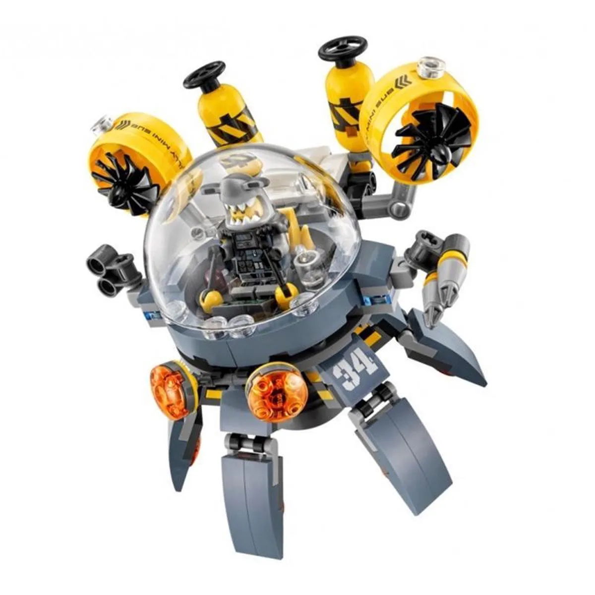 LEGO Ninjago Movie Vliegende Kwal Duikboot 70610 - 341 Stukken - afbeelding 3 van 6
