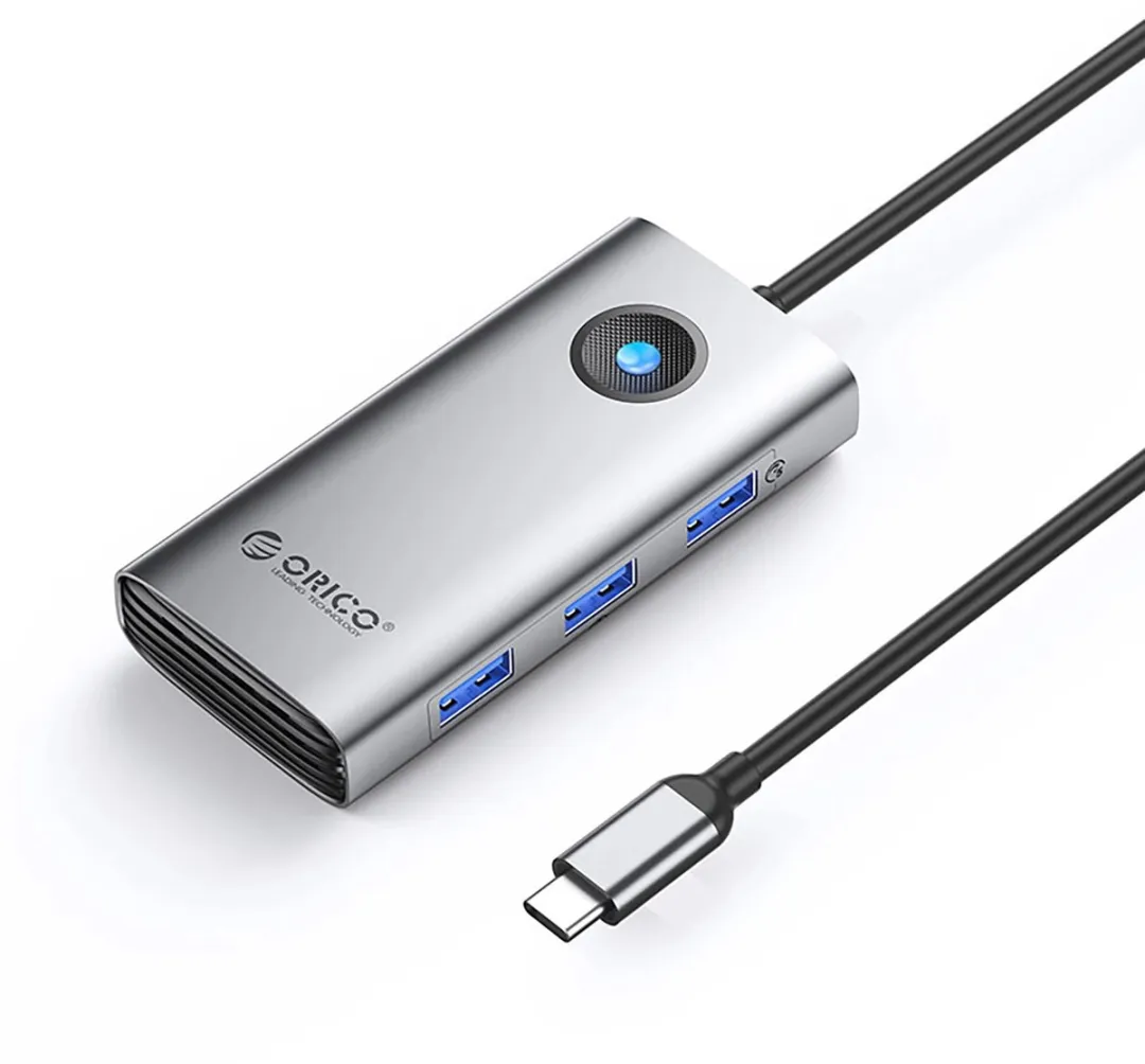 Orico Hub Usb-C-Adapter Voor Telefoons 3X Usb-A 3.0 1X Hdmi 1X Usb-C 2.0