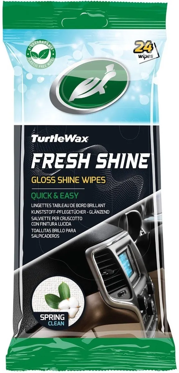Turtle Wax Fresh Shine Gloss Interieurreinigerdoekjes