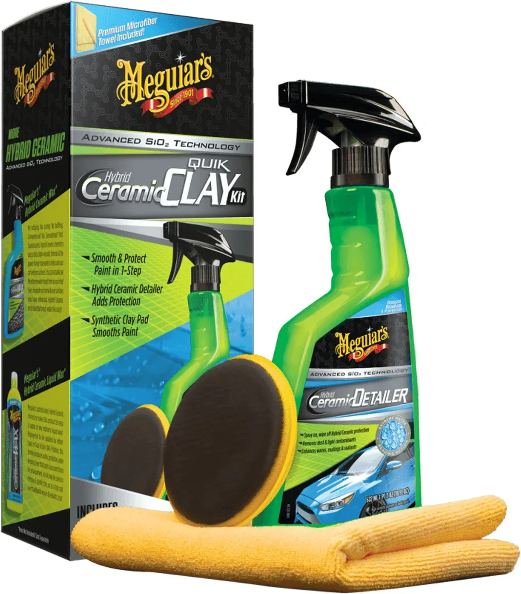 Meguiars Hybrid Ceramic Synthetic Clay Kit