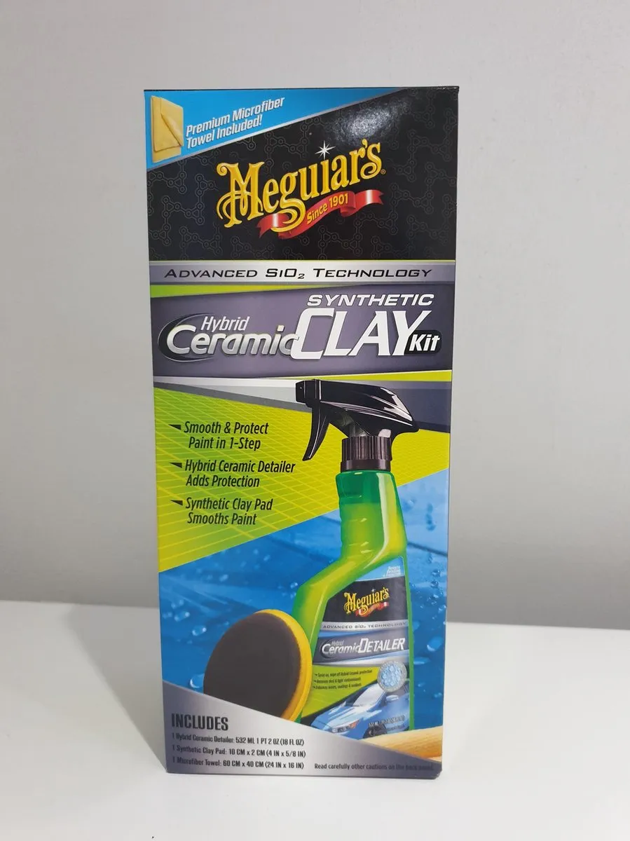 Meguiars Hybrid Ceramic Synthetic Clay Kit