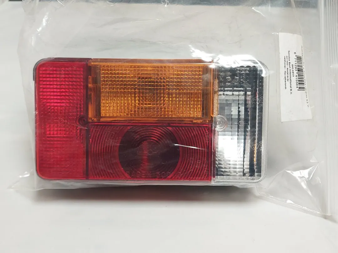 Carpoint Achterlicht Rechts 5 Functies 19cm - Rood/Wit/Gel