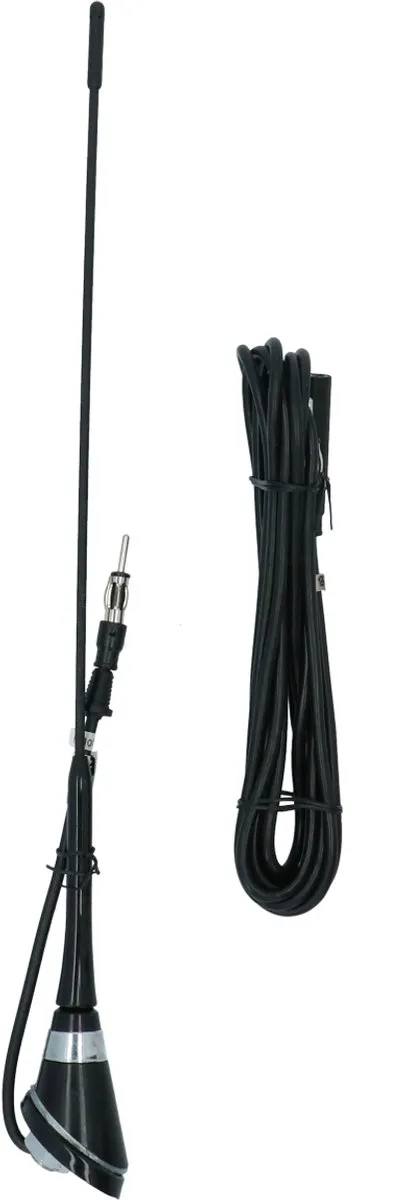 Carpoint Dakantenne Type Golf V16 - 45cm Mast - 3,6m Kabel - Zwart