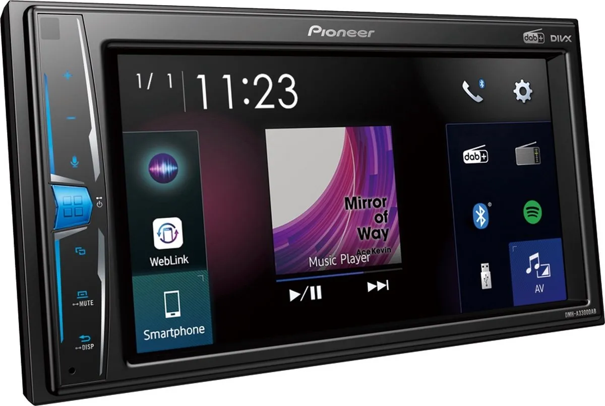 Pioneer DMH-A3300DAB Autoradio - Dubbel Din - Android Auto