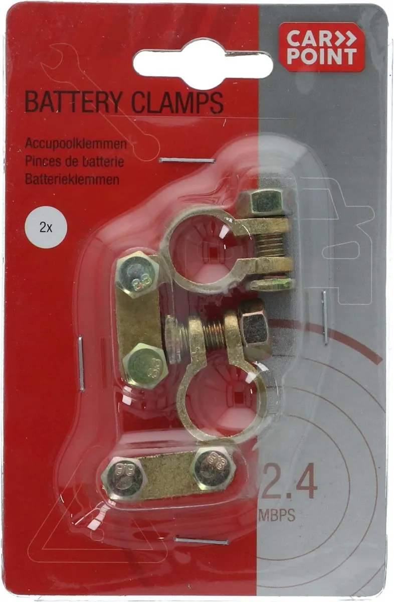 Carpoint Accupool Klemset 18mm/16mm - DIN-accupolen - 83008