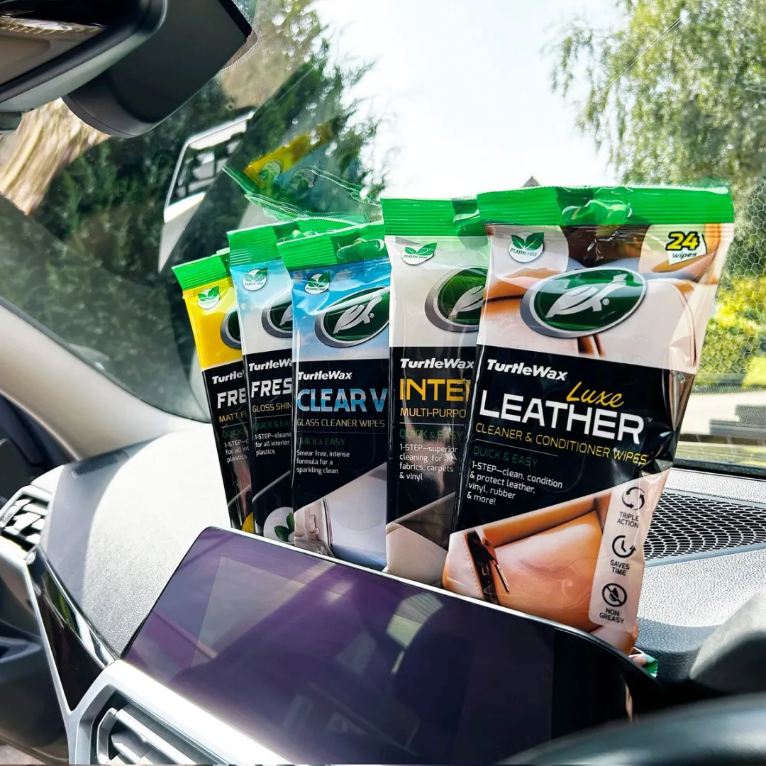 Turtle Wax Fresh Shine Matt Interieurreiniger Doekjes 24 Stuks