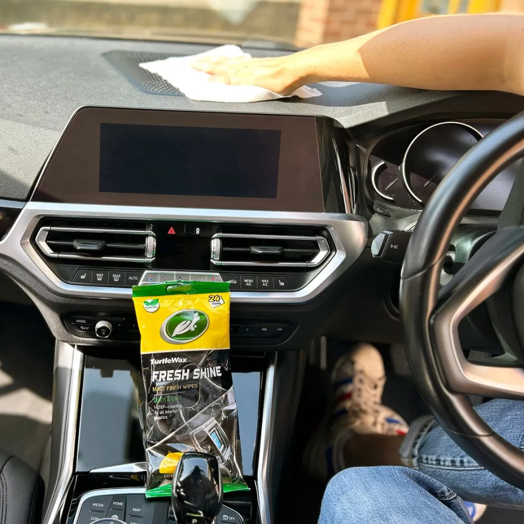 Turtle Wax Fresh Shine Matt Interieurreiniger Doekjes 24 Stuks