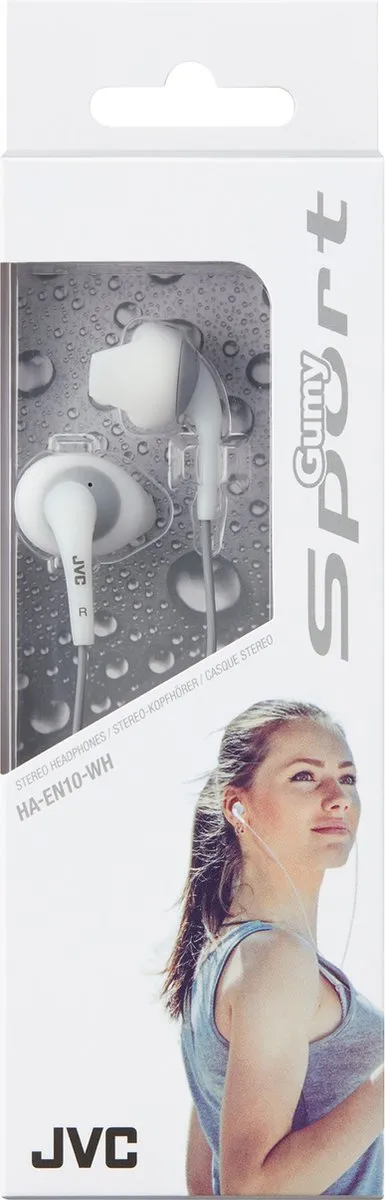 JVC HA-EN10-WH-E In-Ear Hoofdtelefoon - Wit/Grijs