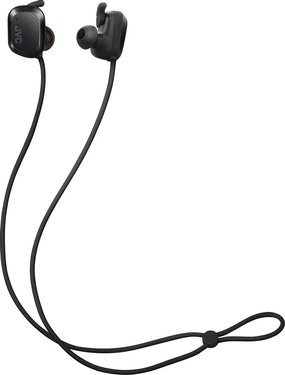 JVC HA-AE1W Draadloze Sport Oordopjes - Zwart - afbeelding 2 van 6