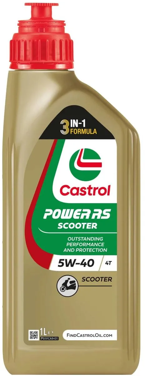 Castrol Power RS Scooter 4-Takt Olie 5W40 1L