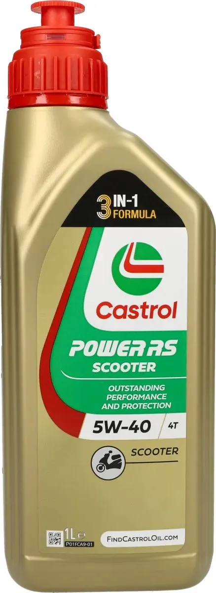 Castrol Power RS Scooter 4-Takt Olie 5W40 1L