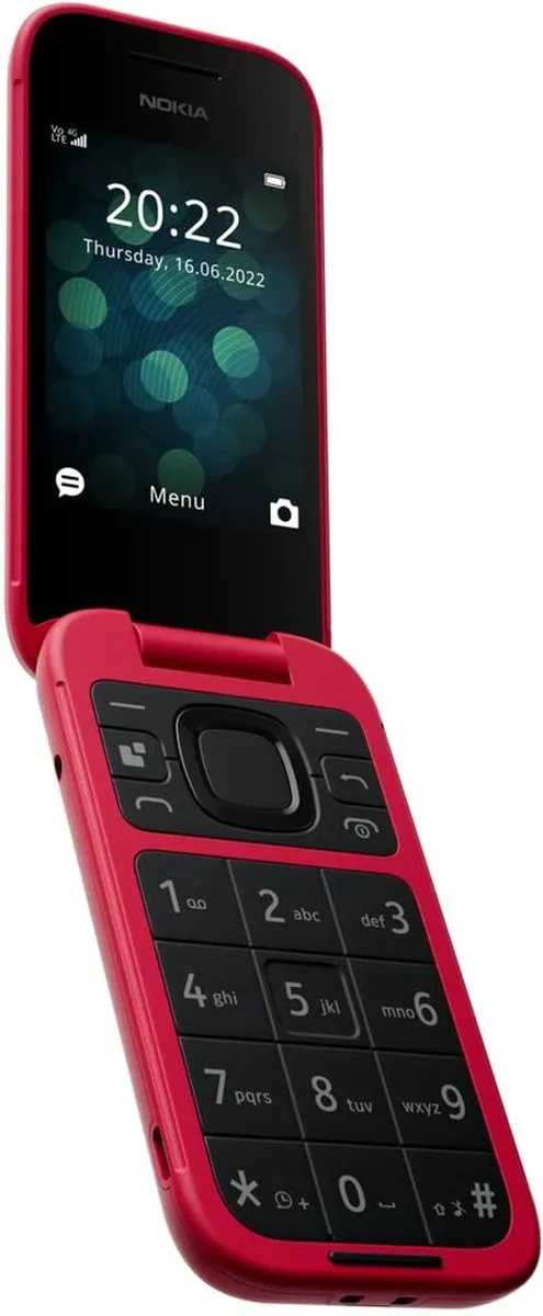 Nokia 2660 Flip HMD - 4G Dual Sim - 2.8inch - Rood