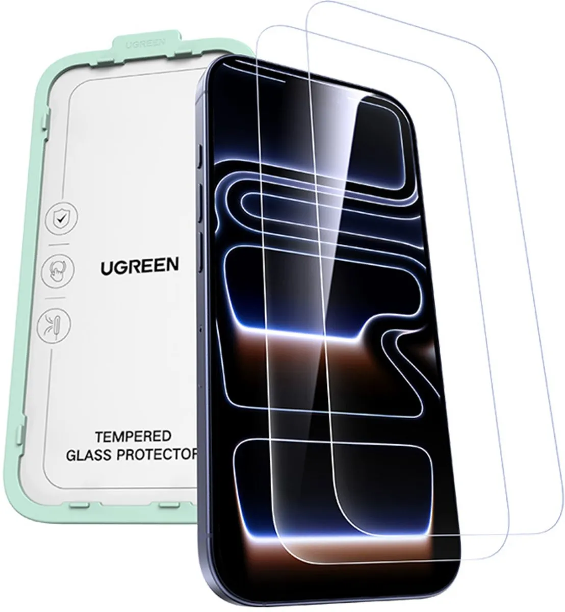 Ugreen iPhone 17 Pro Max Glasbeschermer