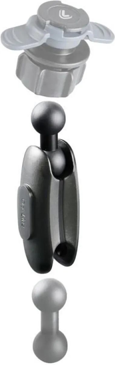 Lampa Optiline Telefoonhouder Scooter Spiegel - Zwart 90564